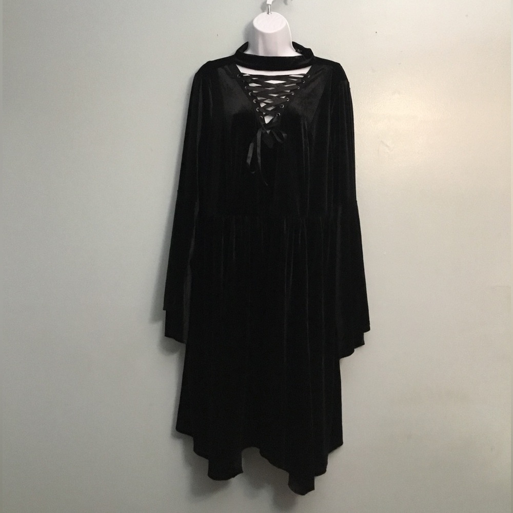 TORRID Elegant Black Lace-Up Dress - Picture 7 of 16